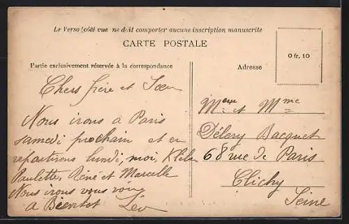 AK Marigny-le-Châtel, Rue de la République