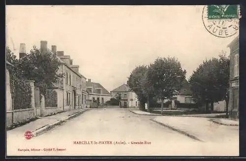 AK Marcilly-le-Hayer, Grande-Rue