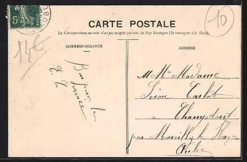 AK Marcilly-le-Hayer, Grande-Rue