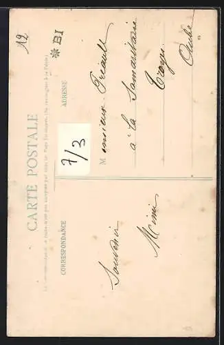 AK Rigny-le-Ferron, La Grande-Rue et l`Église