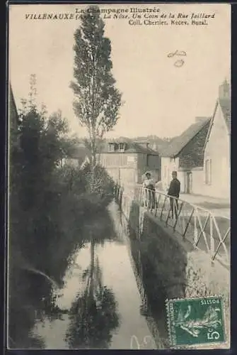 AK Villenauxe, Un coin de la Rue Jaillard