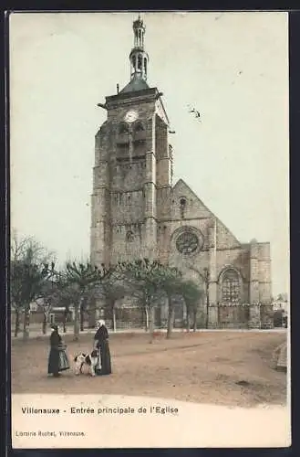 AK Villenauxe, Entrée principale de l`Église