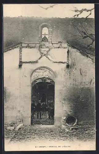 AK Crespy, Portail de l`église