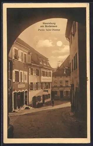 AK Meersburg am Bodensee, Partie beim Obertor