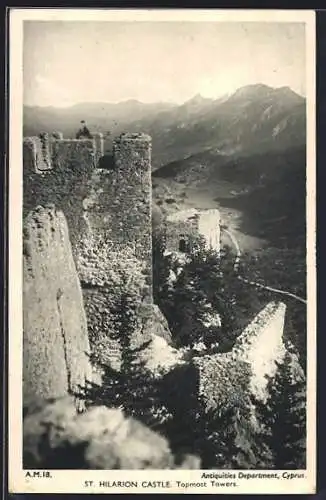 AK Zypern, St. Hilarion Castle, Topmost Towers