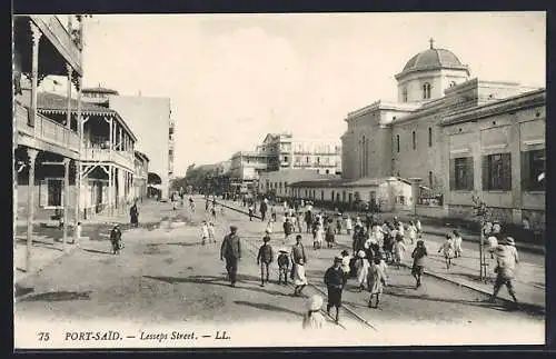AK Port-Said, Lesseps Street