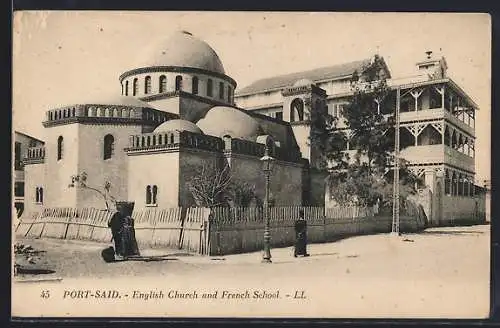AK Port-Said, English Church and French School