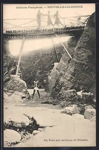AK Nouméa /Nouvelle-Calédonie, Un Pont aux environs de Nouméa