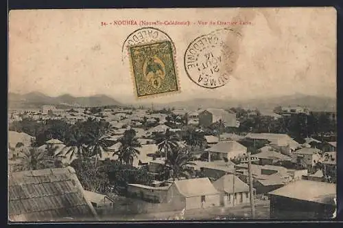 AK Nouméa /Nouvelle-Calédonie, Vue du Quartier Latin