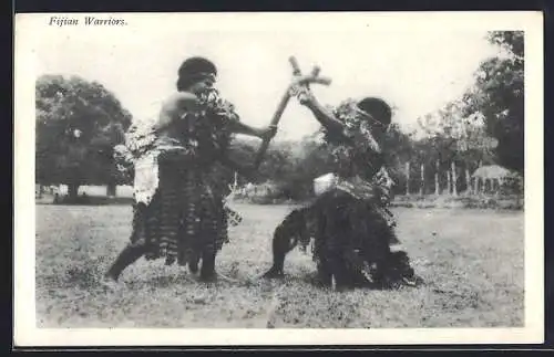 AK Fiji, Fijian Warriors Staging Battle