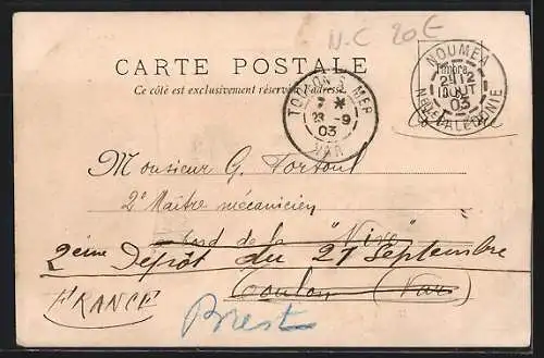 AK Nouméa, La Carriére Montbérard