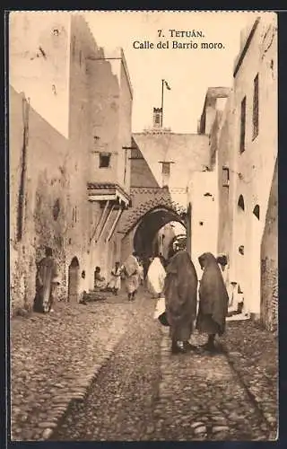 AK Tetuán, Calle del Barrio moro