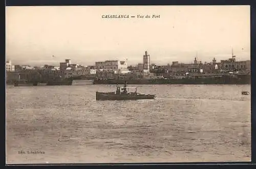 AK Casablanca, Vue du Port