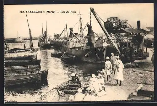 AK Casablanca, Vue du Port