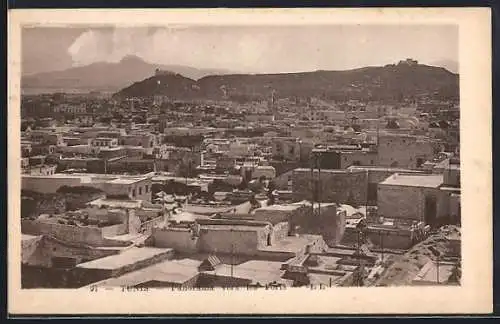 AK Tunis, Panorama vers les Forts