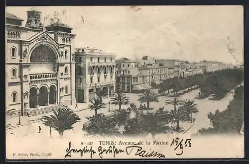 AK Tunis, Avenue de la Marine