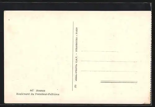AK Sousse, Boulevard du Président-Fallières