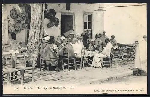 AK Tunis, Un Café rue Halfaouine