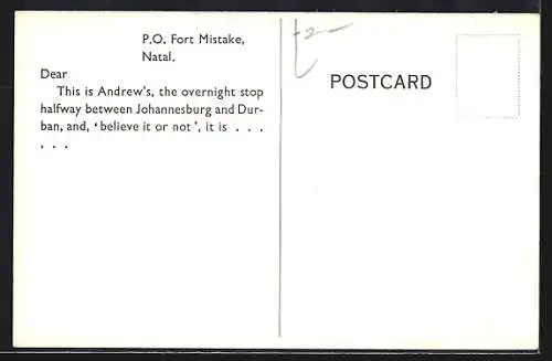 AK Fort Mistake /Natal, Andrew`s Motels, General View