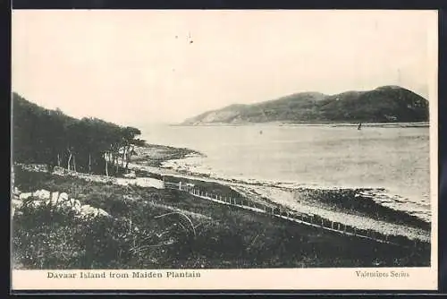 AK Davaar Island, Davaar Island from Maiden Plantain