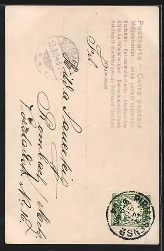 AK Junge lächelnde Frau mit Haarschmuck