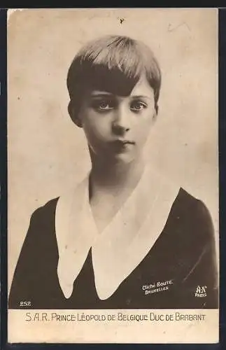 AK S.A.R. Monseigneur, Le Prince Léopold de Belgique, Duc de Brabant
