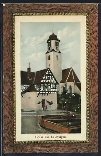 AK Laichingen, Partie bei der Kirche