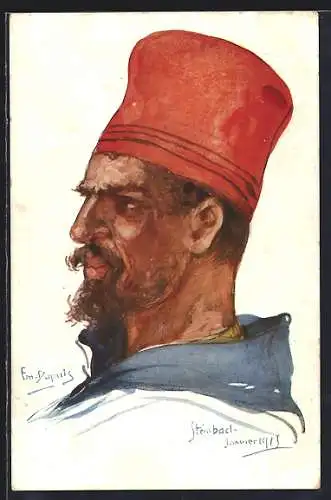 Künstler-AK Em.Dupuis: Soldat der französischen Infanterie