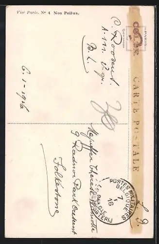 Künstler-AK Em. Dupuis: La Gruric, Soldat im Portrait