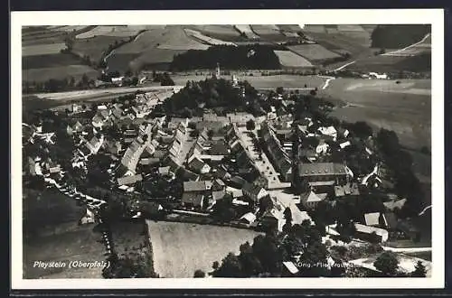 AK Pleystein, Orig.-Fliegeraufnahme