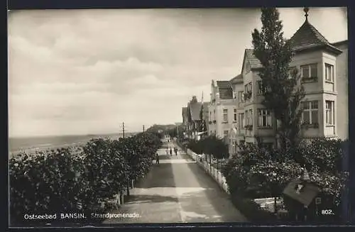 AK Bansin / Ostseebad, Strandpromenade