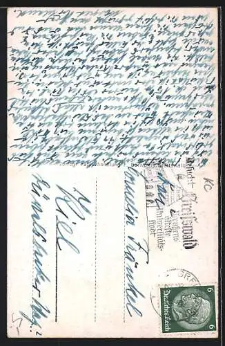 AK Greifswald, Am Markt, Marienkirche