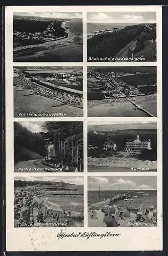 AK Kühlungsborn, Badeanstalten und Seebrücke