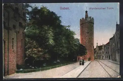 AK Guben, Partie am Werderschen Turm