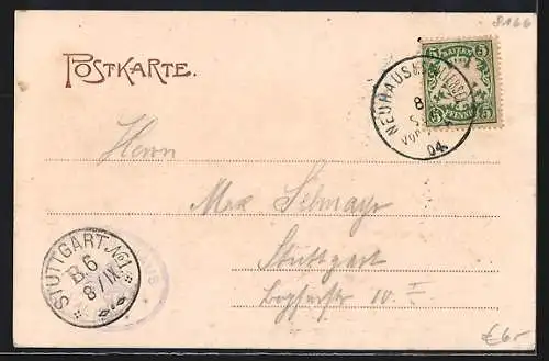 AK Schliersee, Forsthaus Valepp und Valepp-Wasserfall