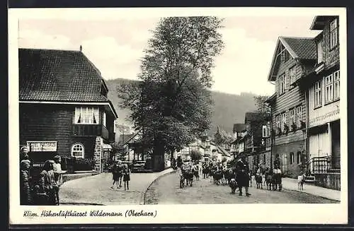 AK Wildemann /Oberharz, Damenkapelle am Hotel Rathaus