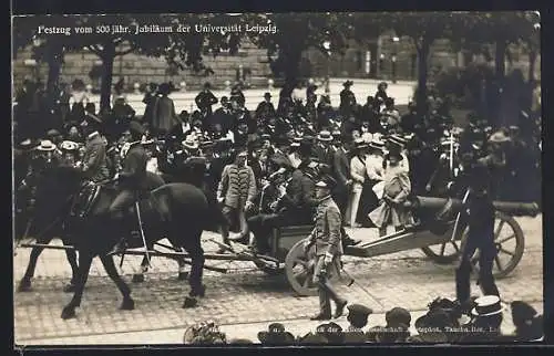 AK Leipzig, Festzug vom 500 jähr. Jubiläum der Universität