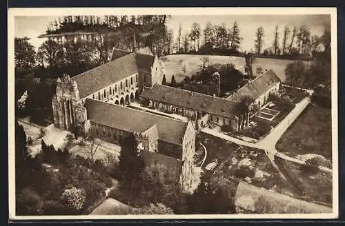 AK Chorin, Kloster Chorin vom Flugzeug aus