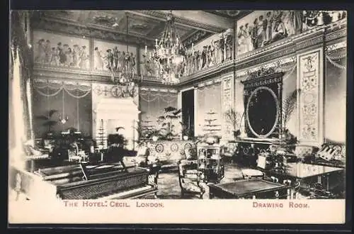 AK London, The Hotel Cecil, Drawing room