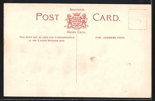 AK London, The Hotel Cecil, Drawing room