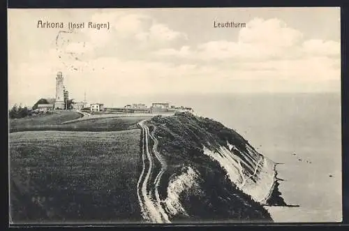 AK Arkona, Teilansicht mit Leuchtturm