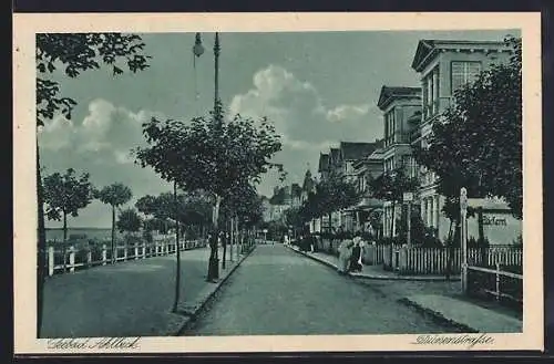 AK Ahlbeck / Ostseebad, Blick in die Dünenstrasse