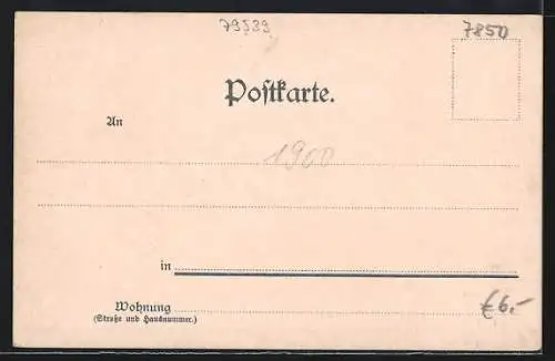 AK Lörrach, Gr. Bezirksamt, Postamt und Gr. Amtsgericht