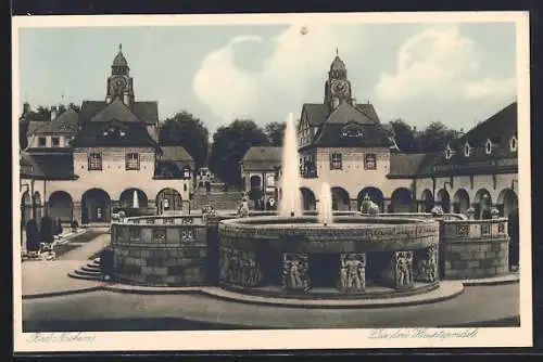 AK Bad Nauheim, die drei Hauptsprudel