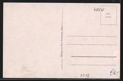 AK Lörrach, Blick in die Strasse u. Cafe Pape