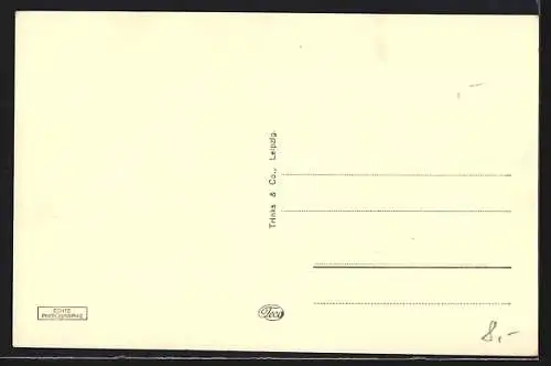 AK Sagan am Bober, Partie im Ludwigsgarten