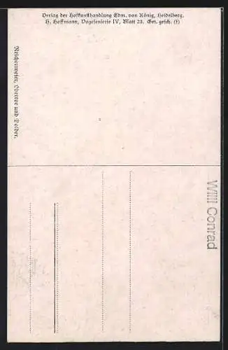 Künstler-AK Reichenweier, Obertor und Dolder