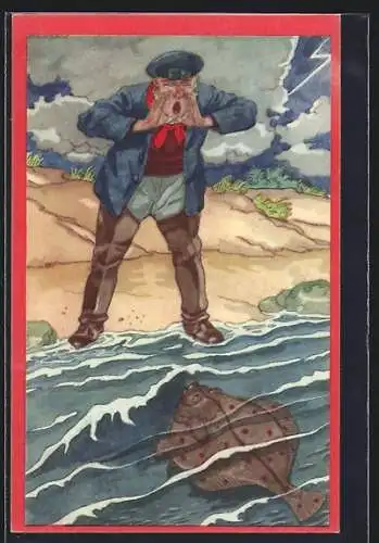 AK Der Fischer und seine Frau, Märchen