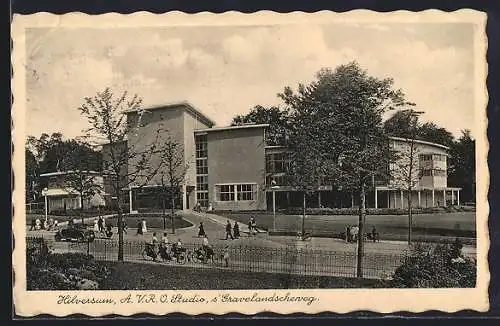 AK Hilversum, A.V.R.O Studio, s`Gravelandscheveg