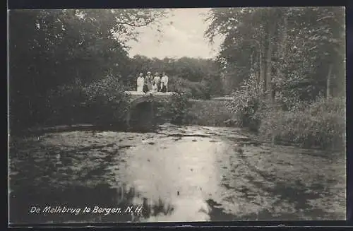 AK Bergen /N. H., De Melkbrug